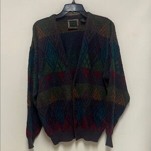 Colorful Men's Cardigan